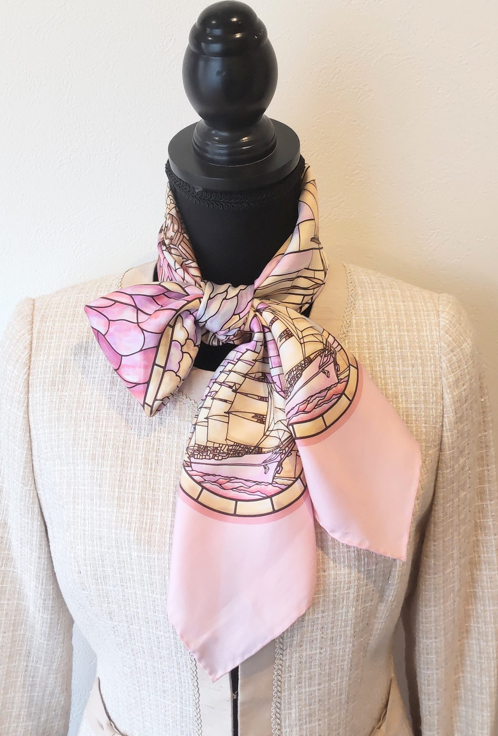 スカーフ・ストールの巻き方 おしゃれ講座 10月~12月